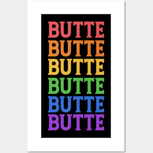 BUTTE CALIFORNIA CITY Posters and Art